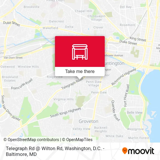 Telegraph Rd @ Wilton Rd map