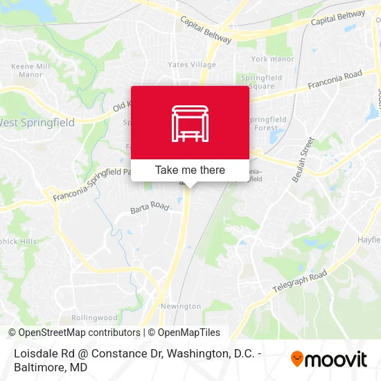 Loisdale Rd @ Constance Dr map