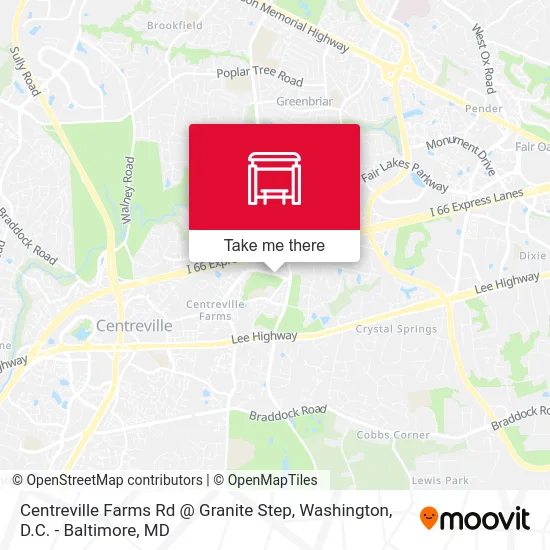 Centreville Farms Rd @ Granite Step map