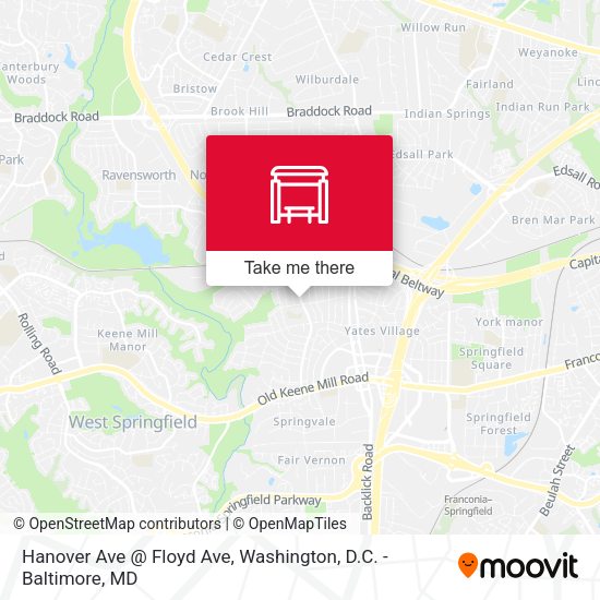 Hanover Ave @ Floyd Ave map