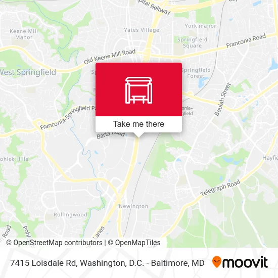 7415 Loisdale Rd map