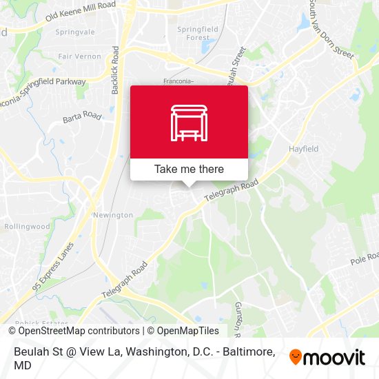 Mapa de Beulah St @ View La