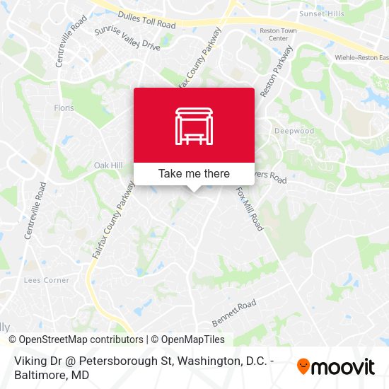 Viking Dr @ Petersborough St map