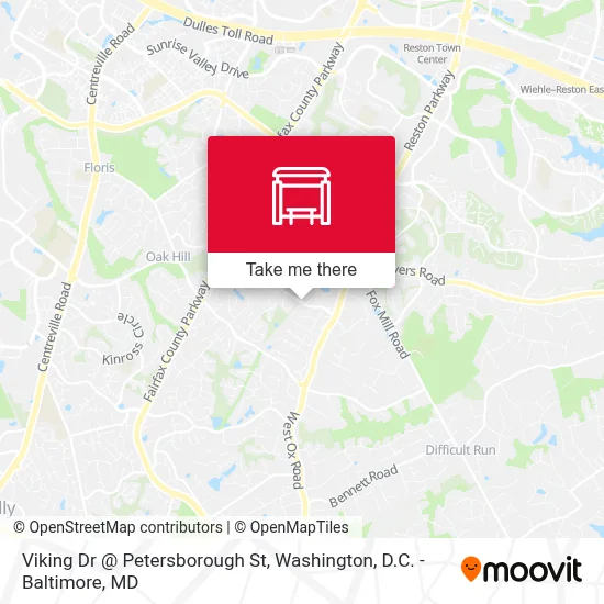 Viking Dr @ Petersborough St map