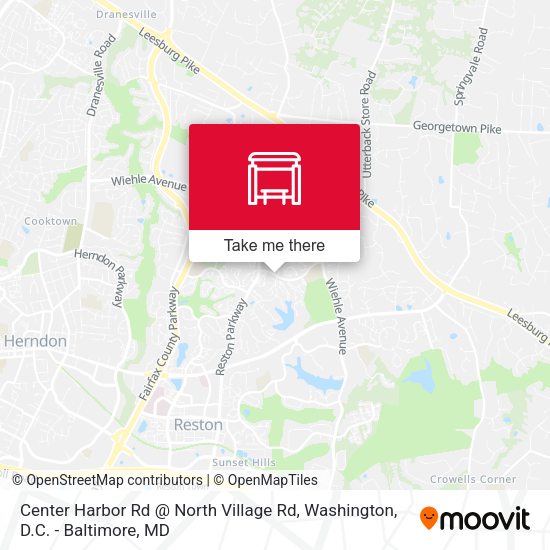 Center Harbor Rd @ North Village Rd map