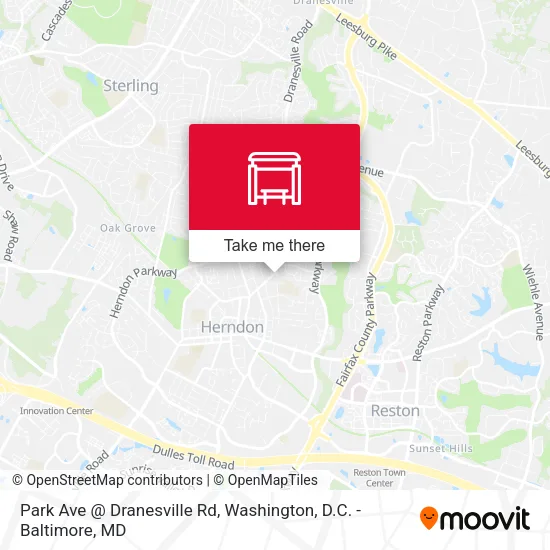 Mapa de Park Ave @ Dranesville Rd