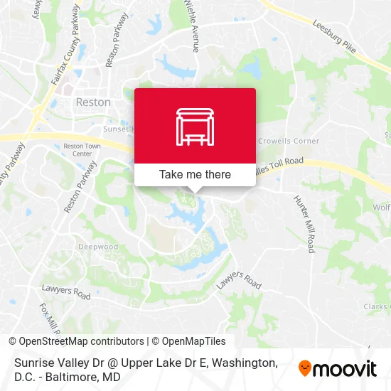 Sunrise Valley Dr @ Upper Lake Dr E map