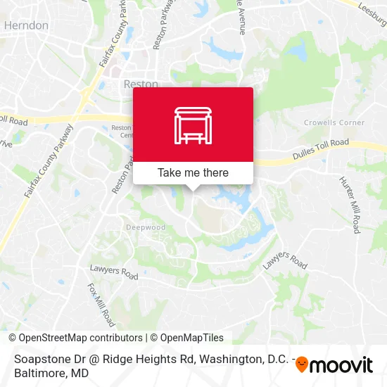 Soapstone Dr @ Ridge Heights Rd map