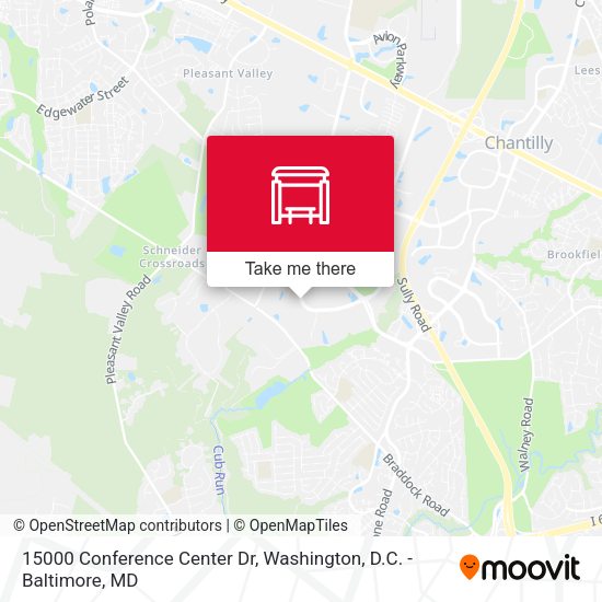 15000 Conference Center Dr map