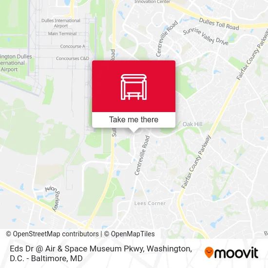 Eds Dr @ Air & Space Museum Pkwy map