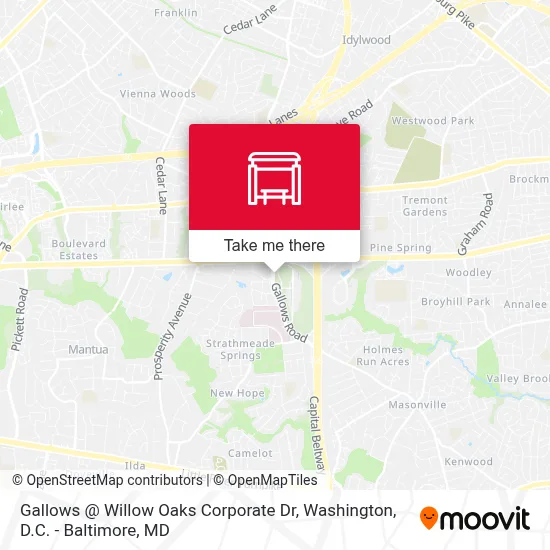 Gallows @ Willow Oaks Corporate Dr map