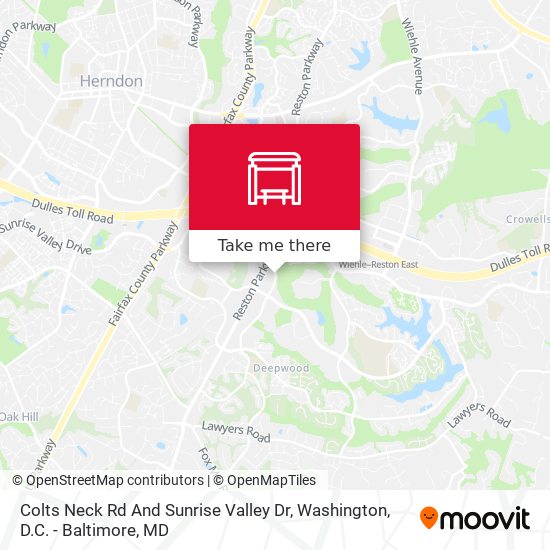 Colts Neck Rd And Sunrise Valley Dr map