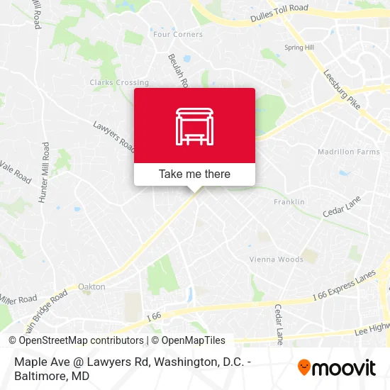 Mapa de Maple Ave @ Lawyers Rd
