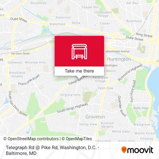 Telegraph Rd @ Pike Rd map