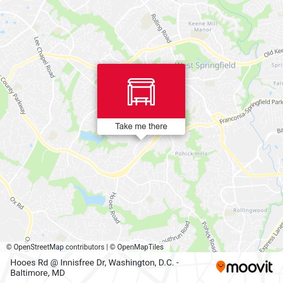 Hooes Rd @ Innisfree Dr map