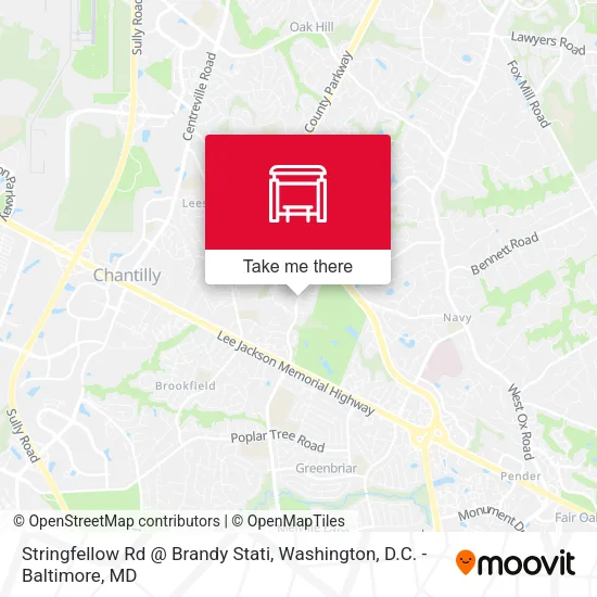 Stringfellow Rd @ Brandy Stati map