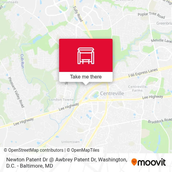 Newton Patent Dr @ Awbrey Patent Dr map