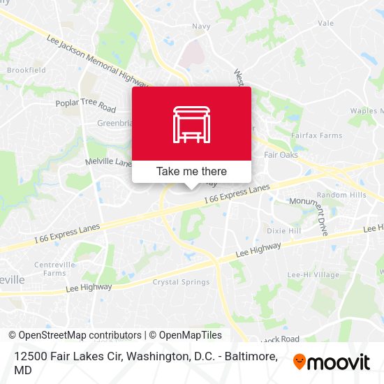 12500 Fair Lakes Cir map