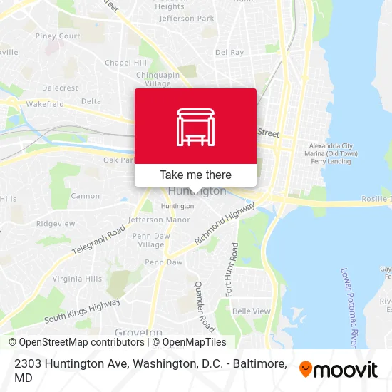 2303 Huntington Ave map