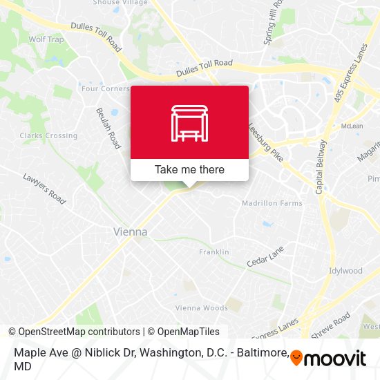 Maple Ave @ Niblick Dr map