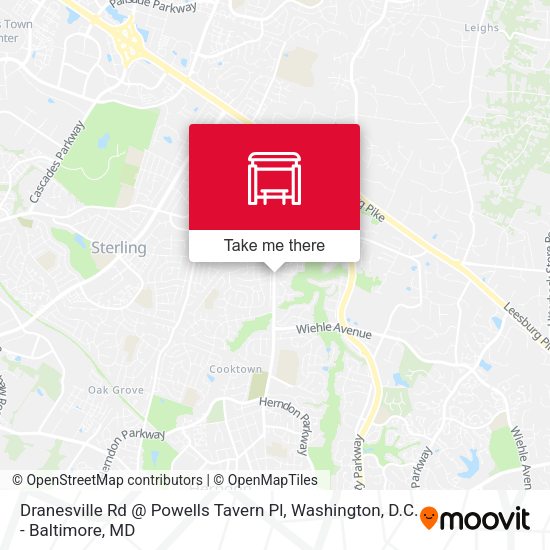 Mapa de Dranesville Rd @ Powells Tavern Pl