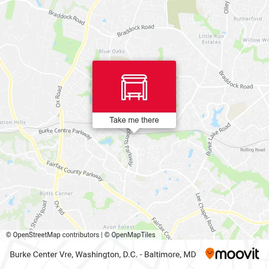 Burke Center Vre map