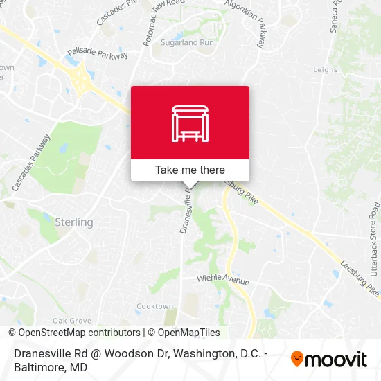 Dranesville Rd @ Woodson Dr map