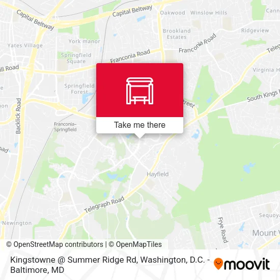 Kingstowne @ Summer Ridge Rd map