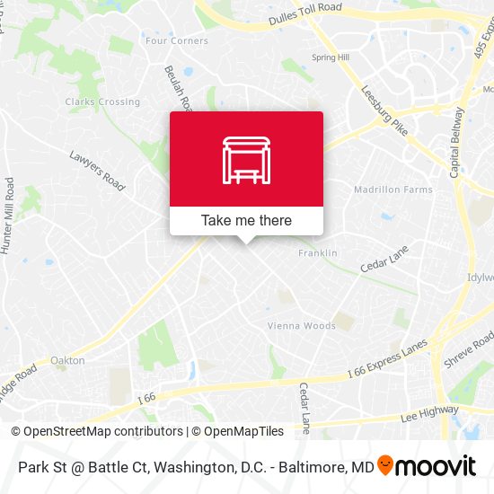 Park St @ Battle Ct map
