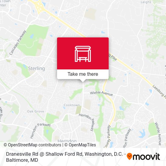 Dranesville Rd @ Shallow Ford Rd map