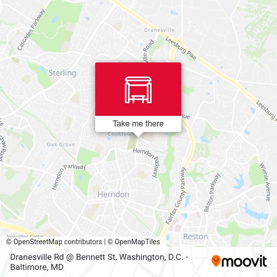 Dranesville Rd @ Bennett St map