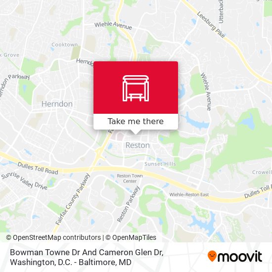 Mapa de Bowman Towne Dr And Cameron Glen Dr