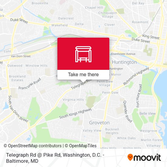 Telegraph Rd @ Pike Rd map