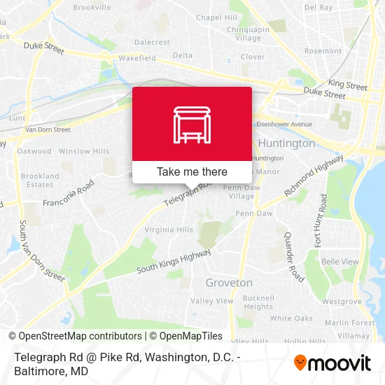 Telegraph Rd @ Pike Rd map