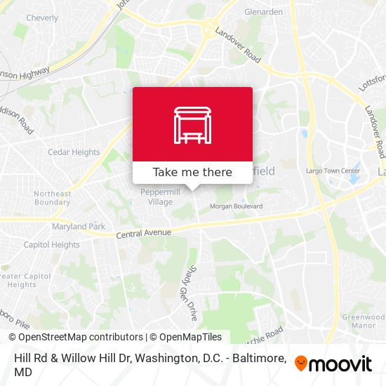 Hill Rd & Willow Hill Dr map