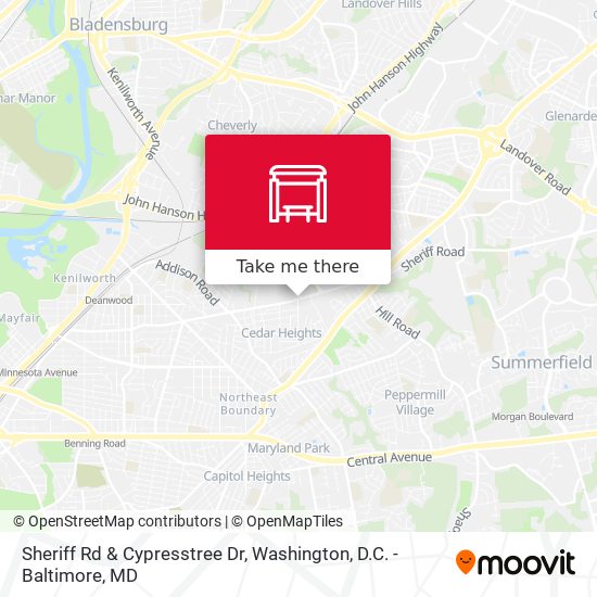 Sheriff Rd & Cypresstree Dr map