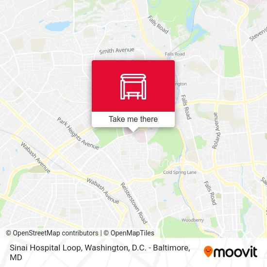Mapa de Sinai Hospital Loop