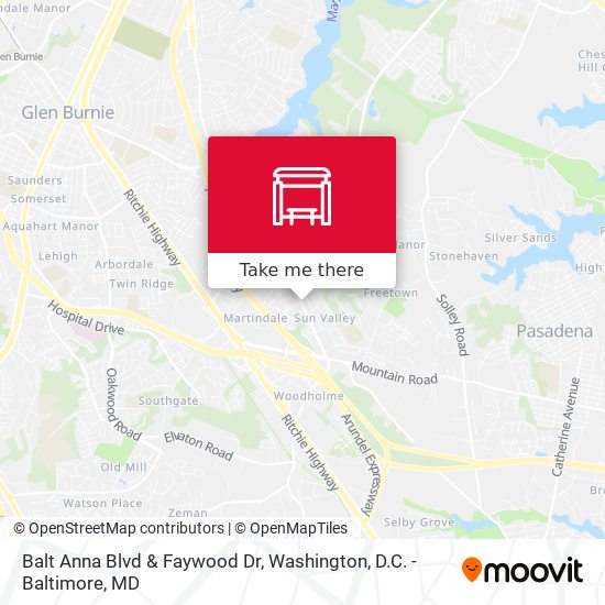 Balt Anna Blvd & Faywood Dr map
