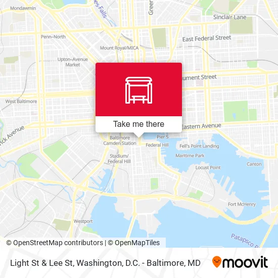 Light St & Lee St map