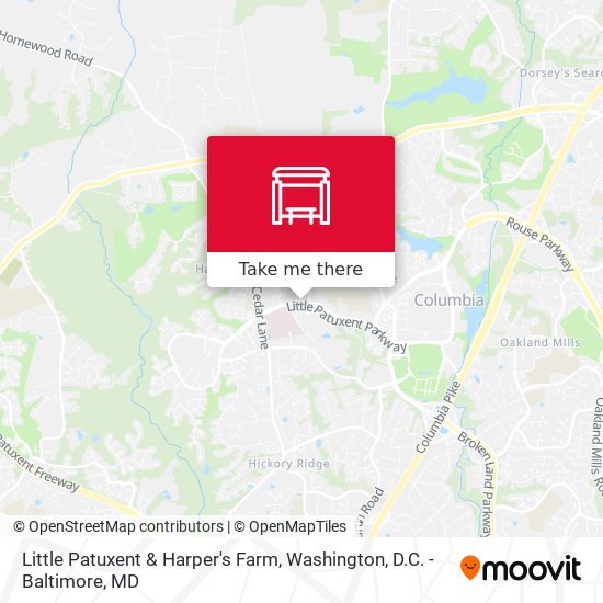 Little Patuxent & Harper's Farm map