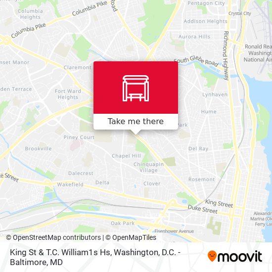 King St & T.C. William1s Hs map