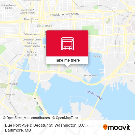Mapa de Due Fort Ave & Decatur St