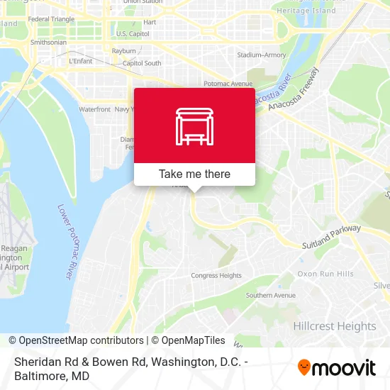 Sheridan Rd & Bowen Rd map