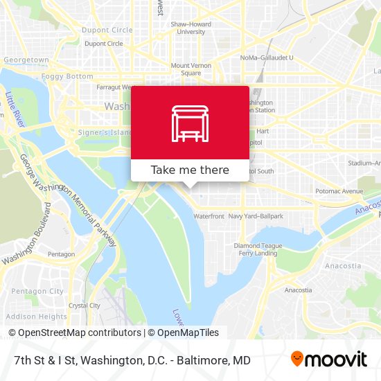 Mapa de 7th St & I St