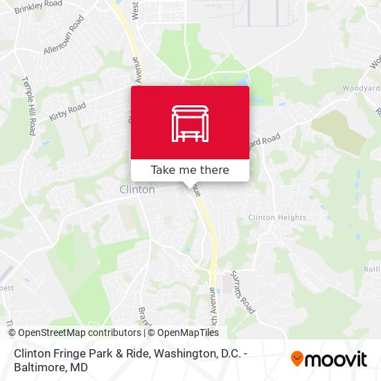Mapa de Clinton Fringe Park & Ride