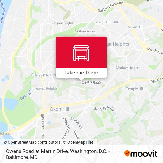 Mapa de Owens Road at Martin Drive