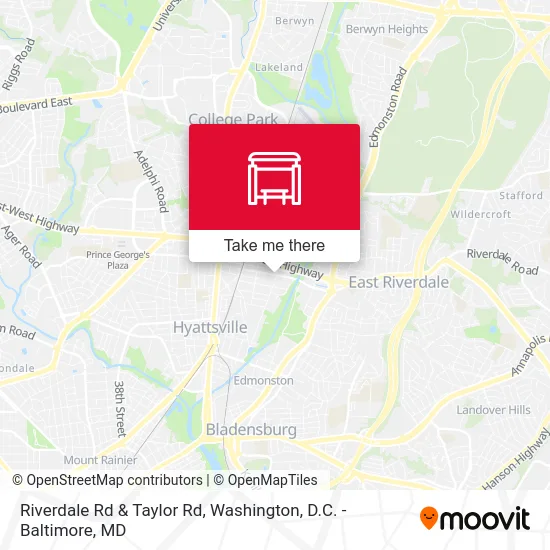 Riverdale Rd & Taylor Rd map