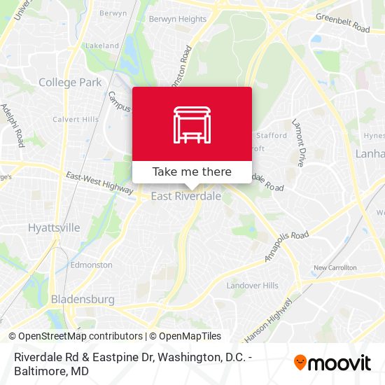 Riverdale Rd & Eastpine Dr map