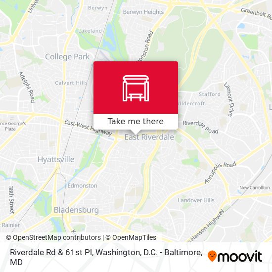 Mapa de Riverdale Rd & 61st Pl
