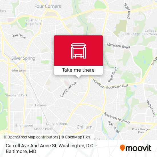 Carroll Ave And Anne St map